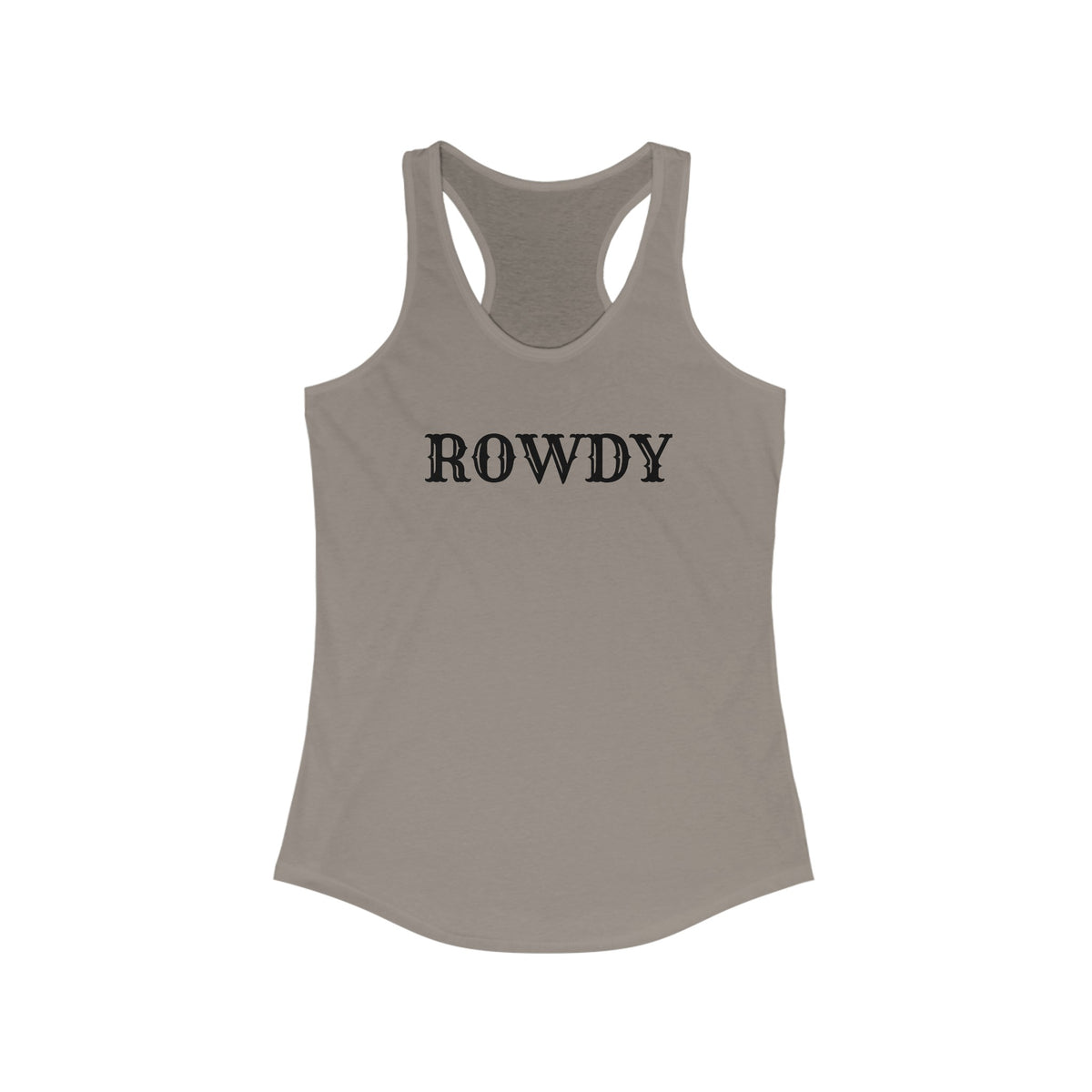 Rowdy Tank Top | Country Graphic Tee Tank | Women's Racerback Tank Tops