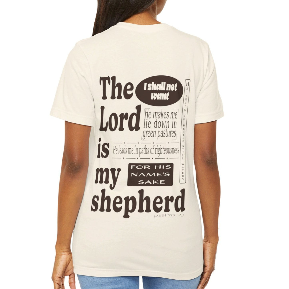 Christian T-shirt | Psalms 23 | Faith based Attire