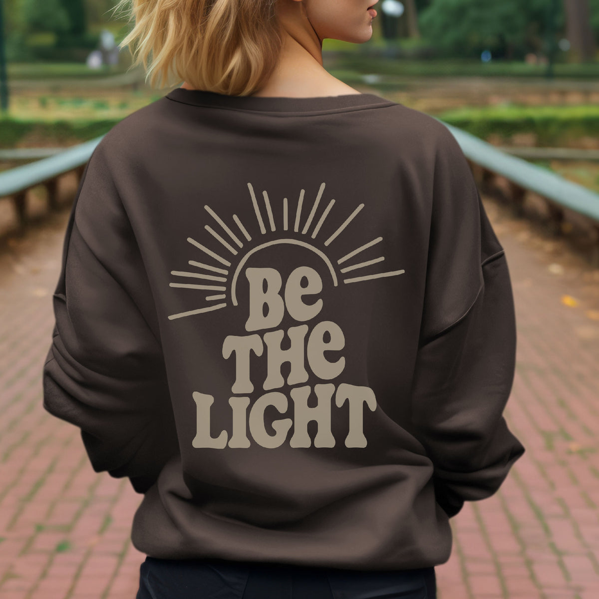 Be the Light Christian Pullover Sweatshirt