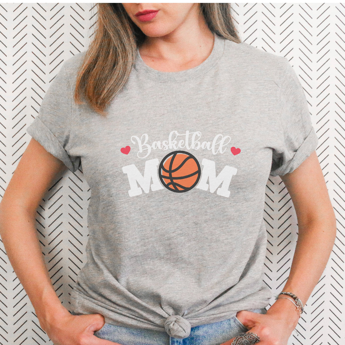 Cute Basketball Mom Shirt | Basketball Mom Gift