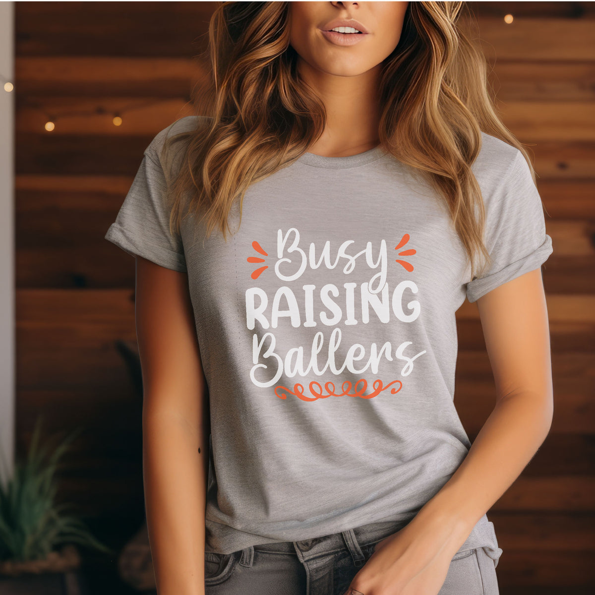 Busy Raising Ballers Basketball Mom Shirt | Funny Graphic T-shirt