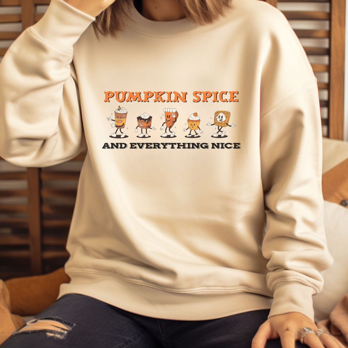 Pumpkin Spice Fall Sweatshirt | Halloween Sweatshirt