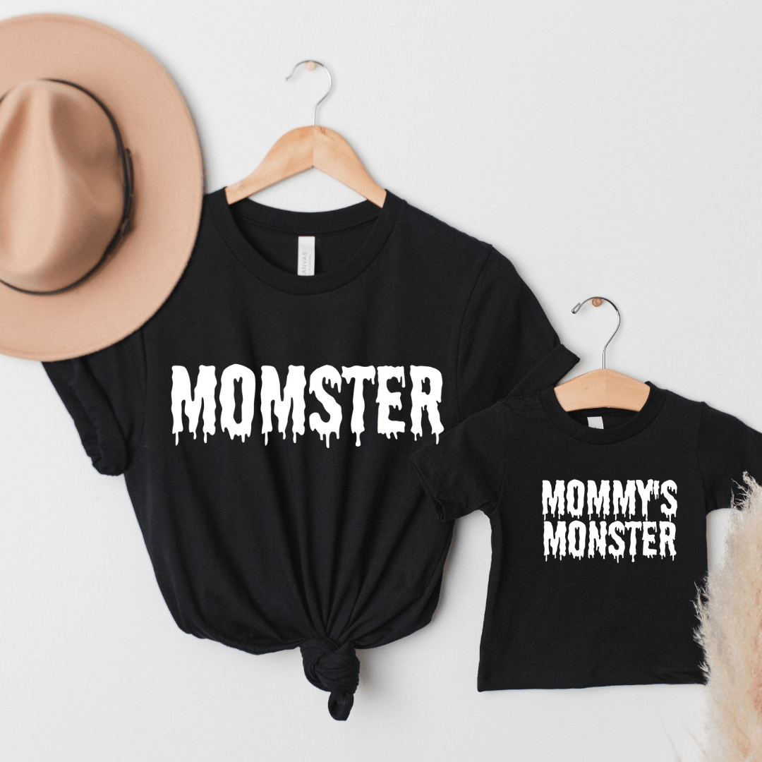 T-Shirt Momster Mom Halloween Graphic Tee