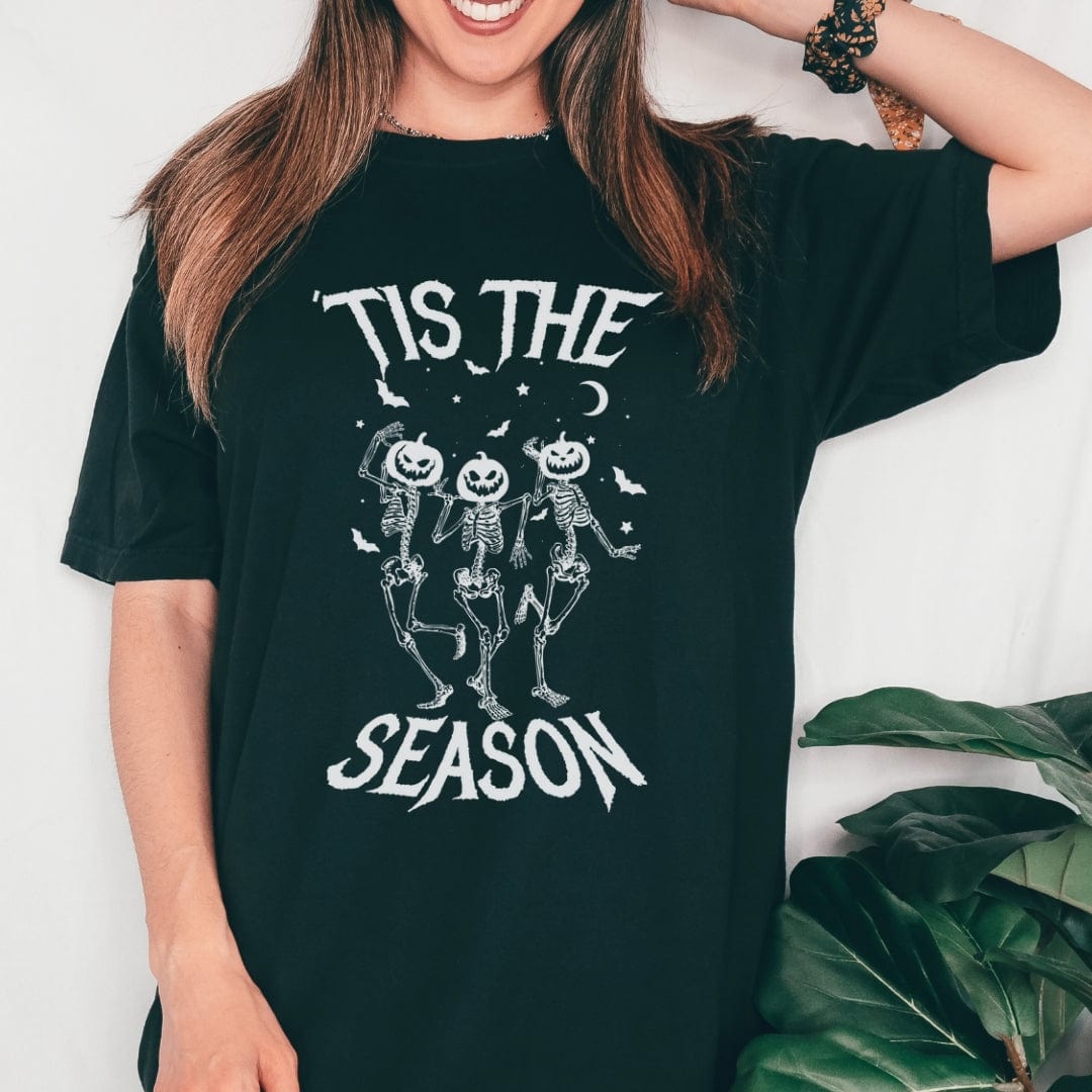 T-Shirt Tis The Season Skeleton Halloween Graphic T-shirt