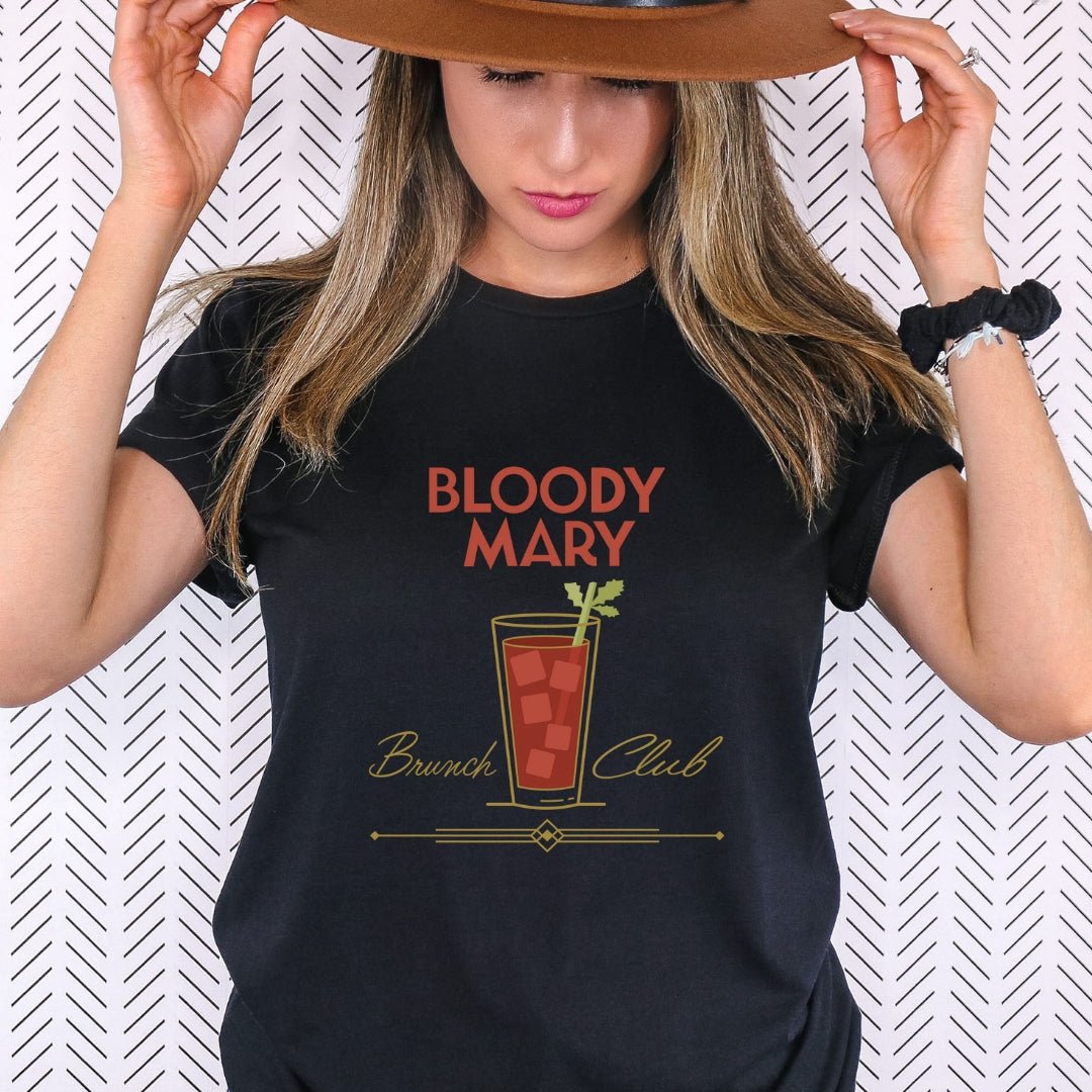 Bloody Mary Brunch Club Graphic Tee | Girls Day | Bottomless Bloody Marys | Brunching so hard T-Shirt TheFringeCultureCollective