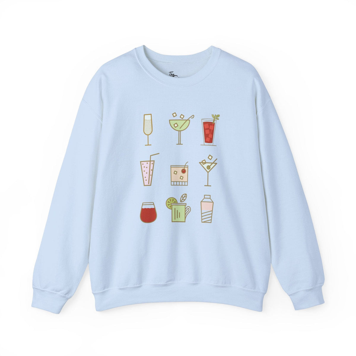 Cocktail Lover Crewneck Sweatshirt | Birthday Gift | Brunch Group Sweatshirts Sweatshirt TheFringeCultureCollective