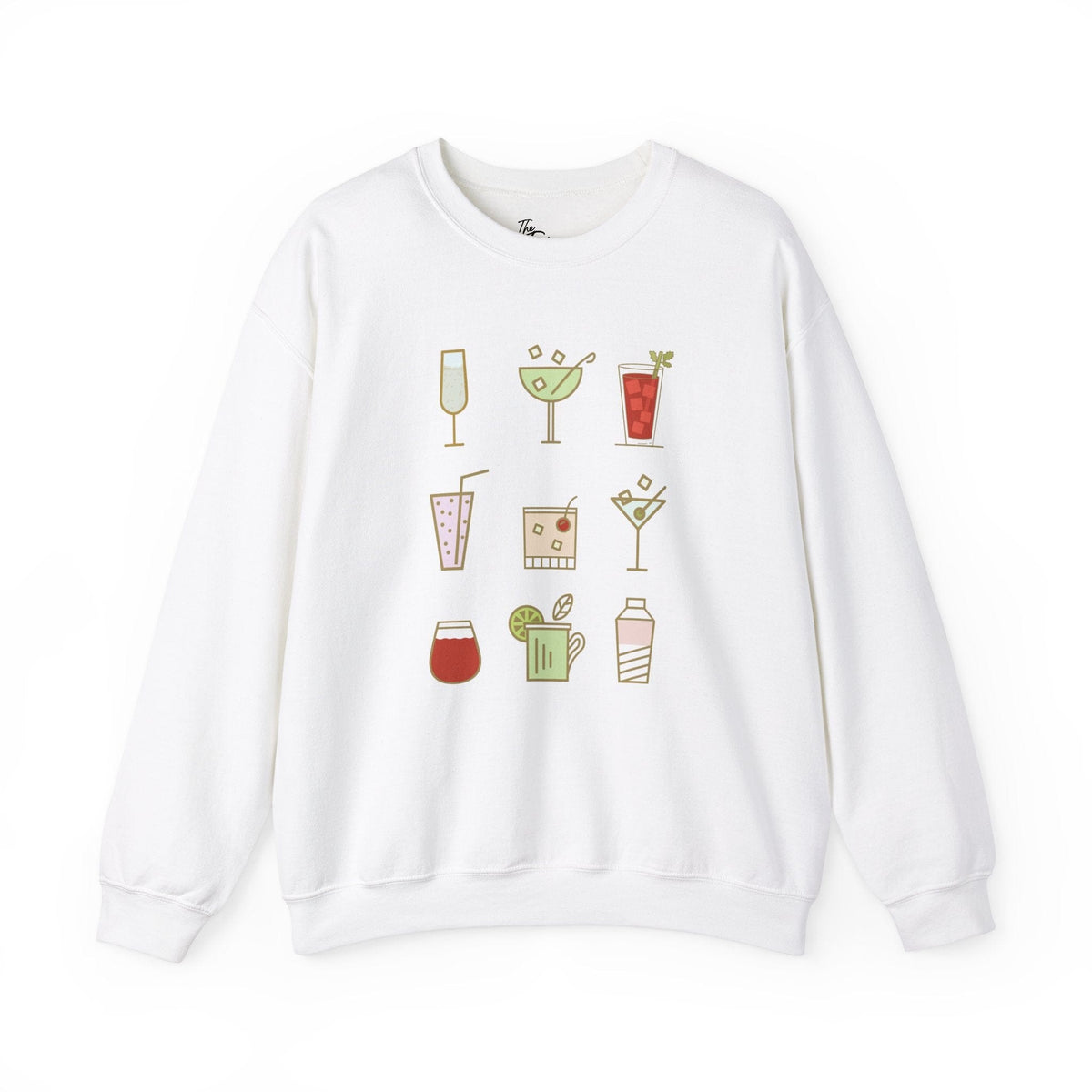 Cocktail Lover Crewneck Sweatshirt | Birthday Gift | Brunch Group Sweatshirts Sweatshirt TheFringeCultureCollective