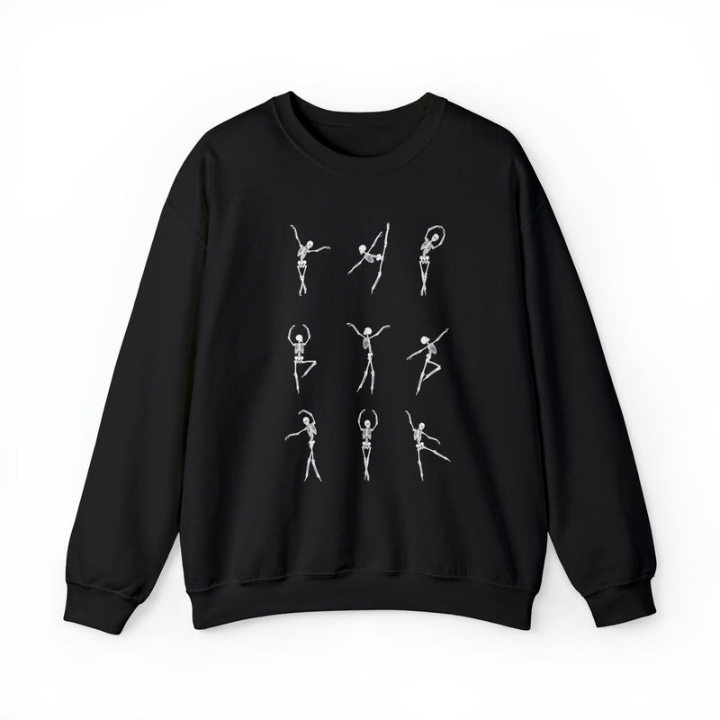 Dancing Skeletons Halloween Dancer Sweatshirt Sweatshirt TheFringeCultureCollective