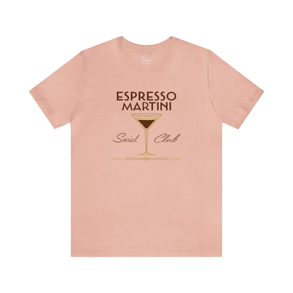 Espresso Martini Social Club Graphic Tee | Girls Night | Cocktail Lover | Rooftop Bar Life T-Shirt TheFringeCultureCollective