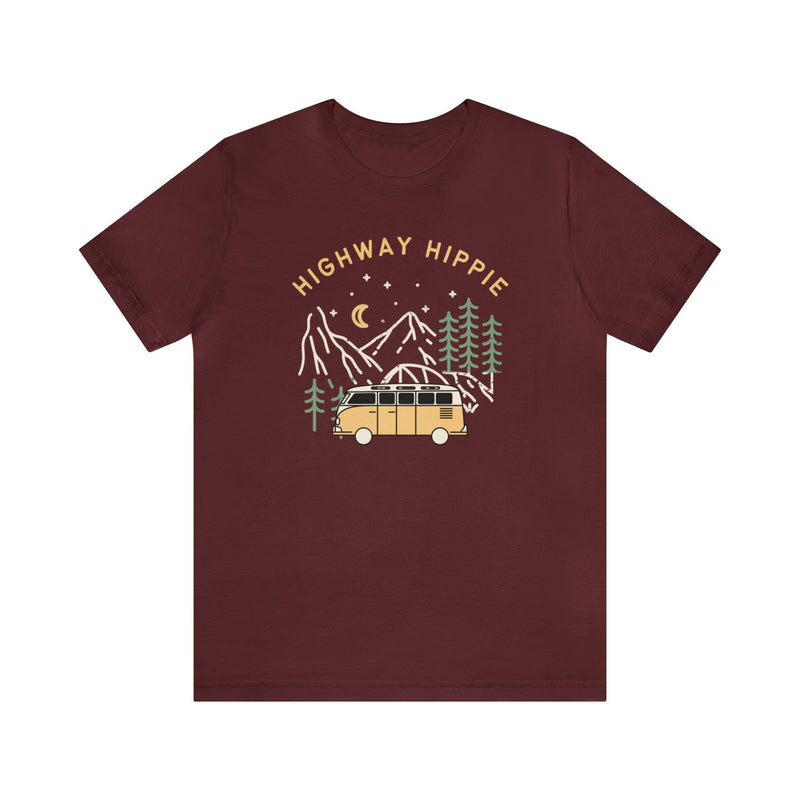 Highway Hippy Graphic Tee | Wanderlust Shirt T-Shirt TheFringeCultureCollective