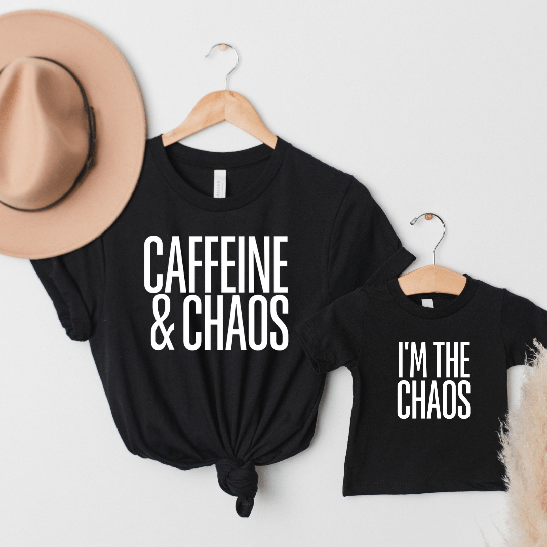 I'm the Chaos Funny Toddler Tee | Mommy and Me Tee Kids clothes TheFringeCultureCollective