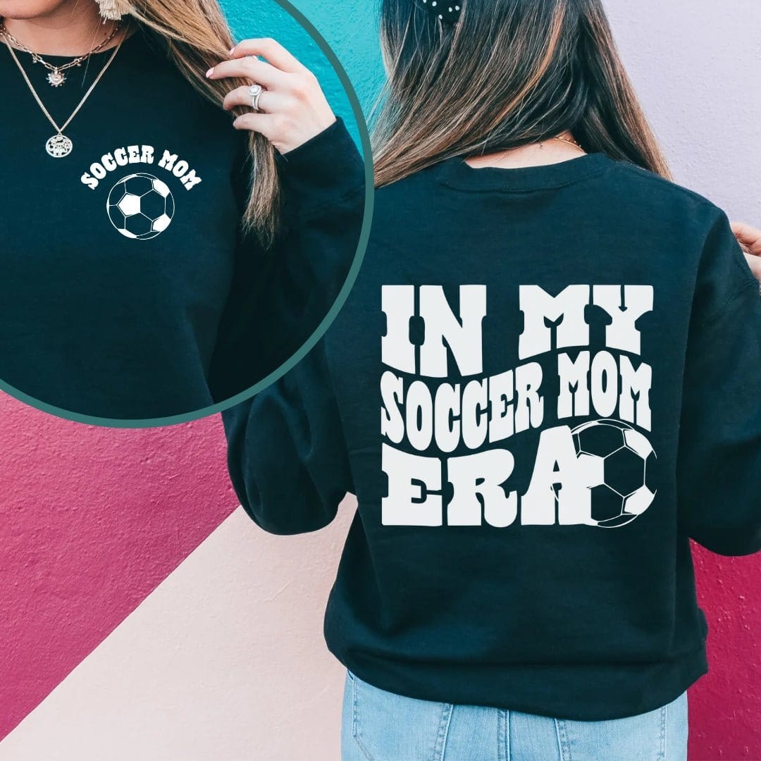 In My Soccer Mom Era Sweatshirt | Soccer Mom Gift | Mom Sweatshirt Sweatshirt TheFringeCultureCollective