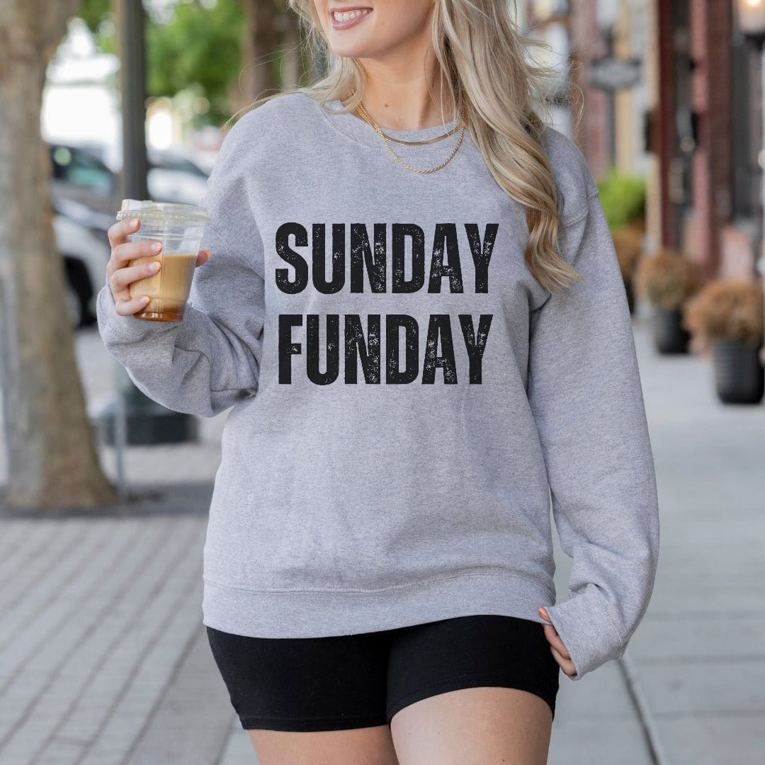 Sunday Funday Sweatshirt | Party Time | Cute Weekend Crewneck Sweatshirt TheFringeCultureCollective